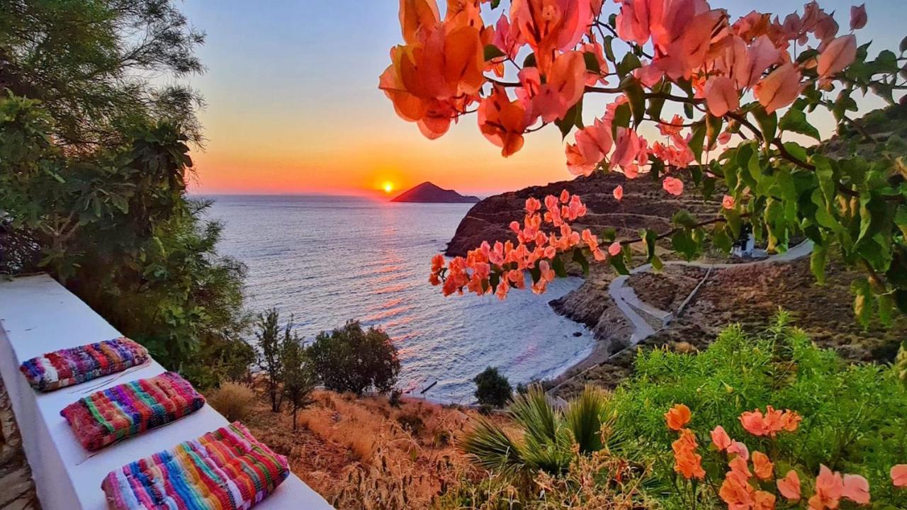Ivi Beach Front Villa, Leros Vromólithosz Kültér fotó